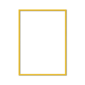 Yellow wood frame